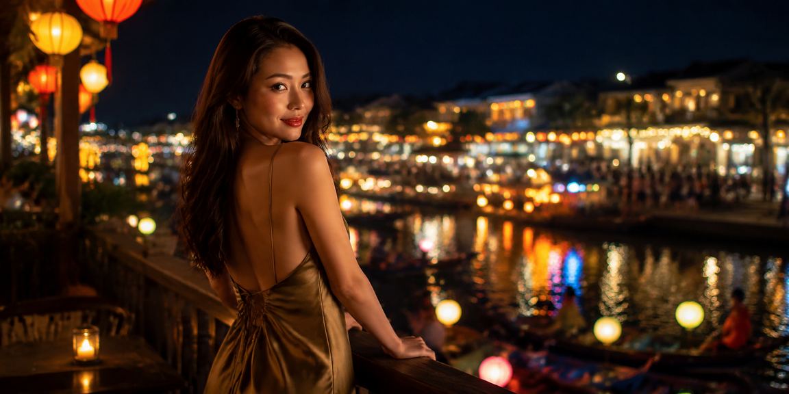Khung cảnh Hội An về đêm gợi trải nghiệm ứng dụng casino trên điện thoại
